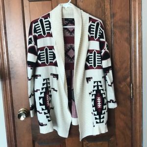 Patterned cardigan